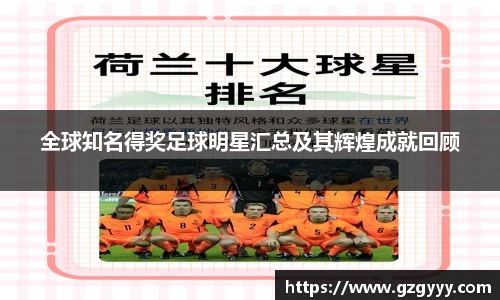 全球知名得奖足球明星汇总及其辉煌成就回顾